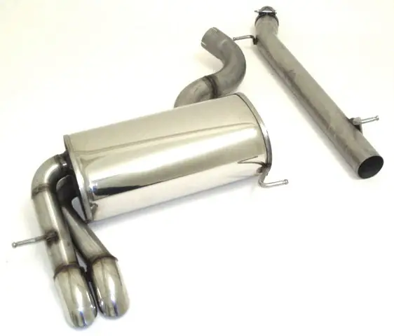 Friedrich Motorsport 70mm Auspuff Sportauspuff für VW Golf VI 2.0l TDI 103kW 08- Schneller Versand