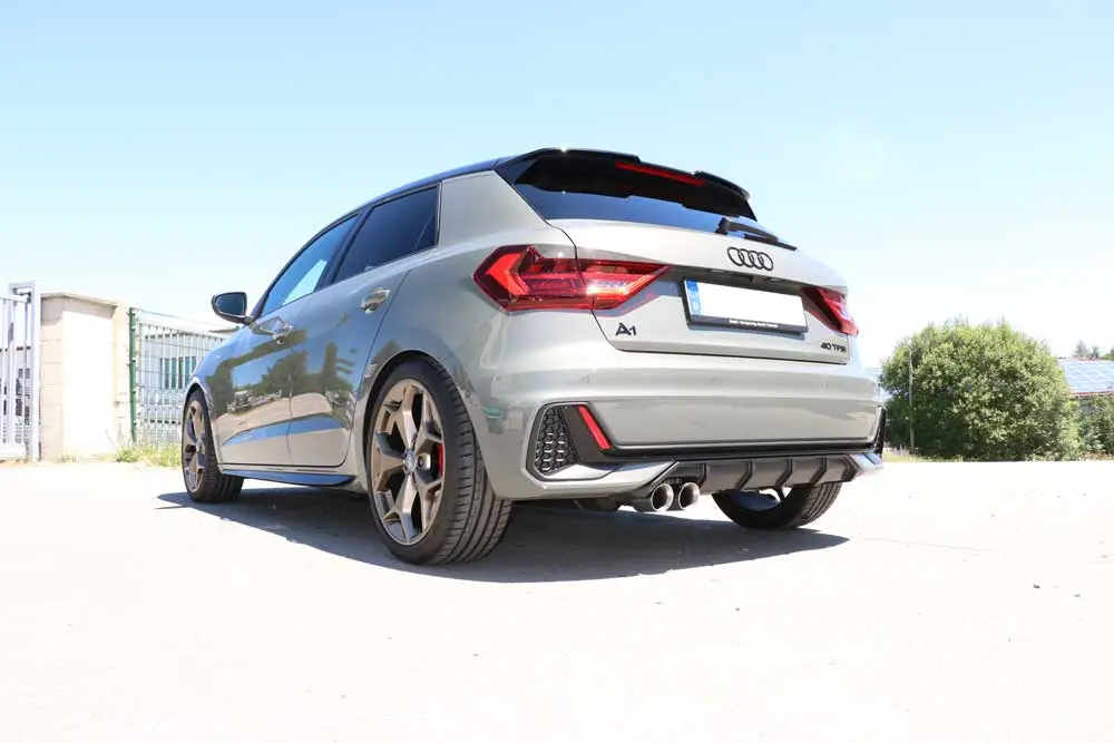 Zertifiziert Fox Auspuff Sportauspuff Endschalldämpfer für Audi A1 40TFSI 2.0l 147kW