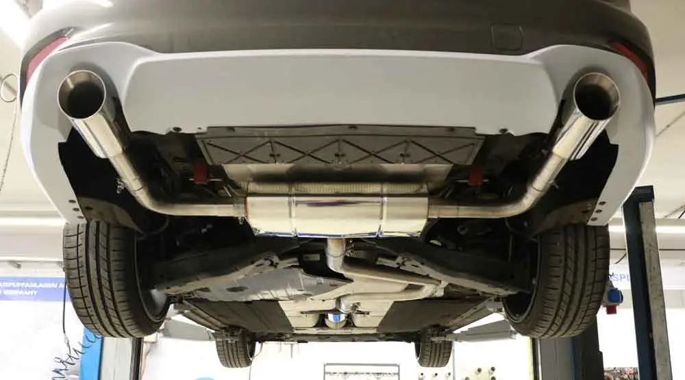 Fox Duplex Auspuff Sportauspuff Komplettanlage für Ford Focus IV Kombi ST-Look Neue Kollektion