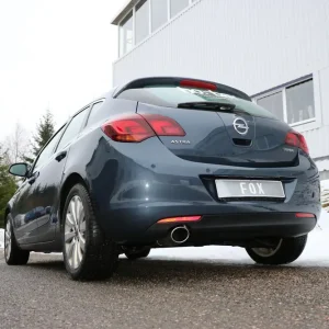 Bestseller Fox Auspuff Sportauspuff Endschalldämpfer für Opel Astra J Limo 1,6l