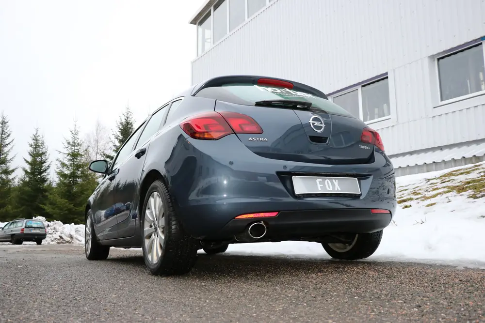 Nur Heute Fox Auspuff Sportauspuff Komplettanlage für Opel Astra J Limo 1.6l 125/132/147kW