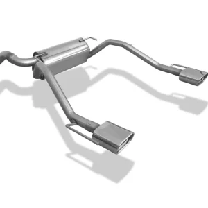 Markenprodukt Fox Duplex Auspuff Sportauspuff Komplettanlage für Opel Astra J Limo 1,6l