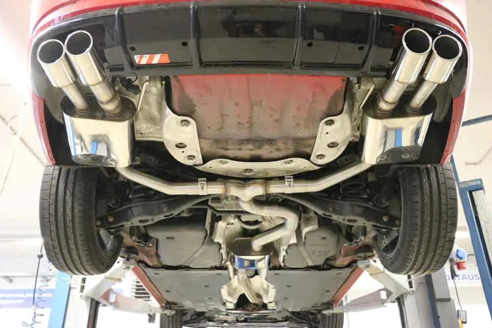 Begrenztes Angebot Fox Duplex Auspuff Sportauspuff Komplettanlage für Skoda Superb III 3V 4x4 2.0l