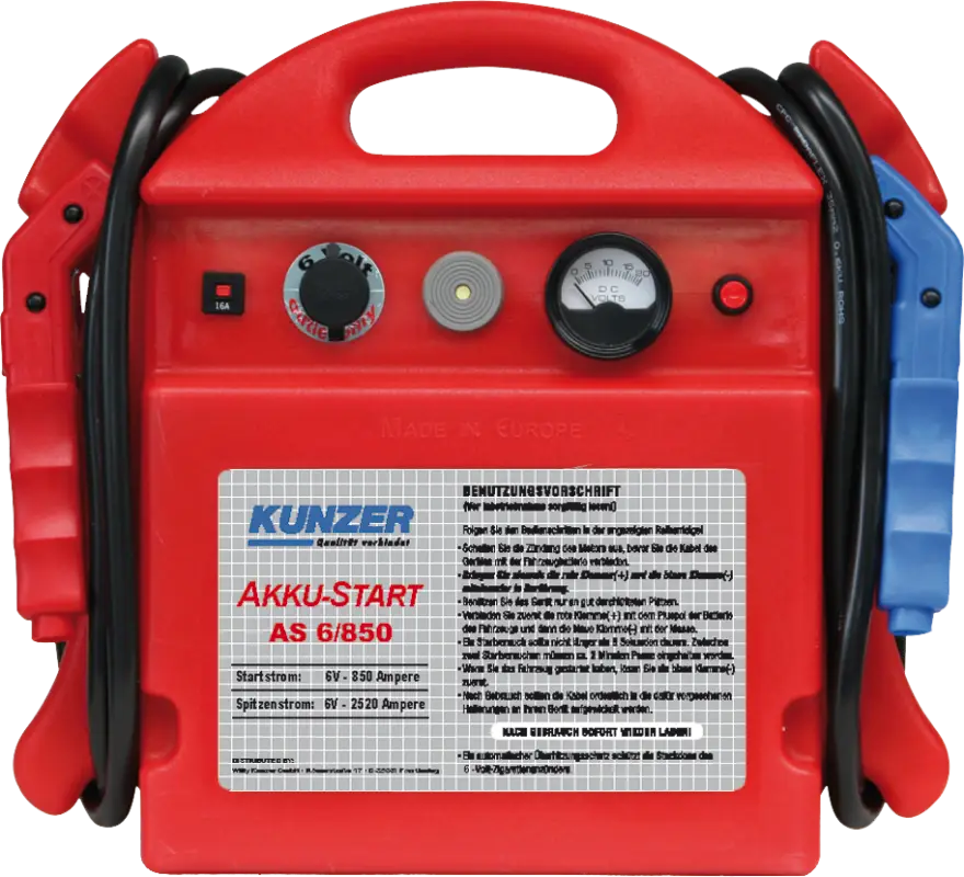 Heißes Angebot Kunzer AKKU-Start tragbar 6V 850 AAS6/850