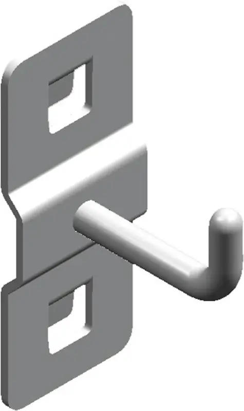 Kunzer Einzelhaken für Rückwandlochung 10 mm x 10 mm WES1714.1 Rabatt