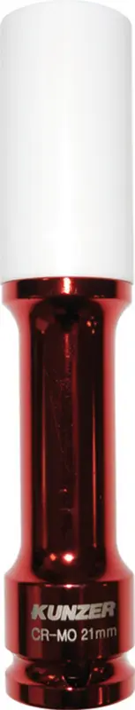 Solange Der Vorrat Reicht Kunzer Impact-Radmutterneinsatz + Kunststoffhülse 21mm 1/2" Antrieb 812RL21