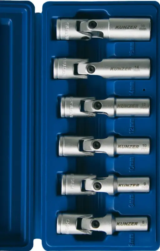 Direktkauf Kunzer Gelenk-Steckschlüsselsatz 3/8", 6-tlg. 7WT06
