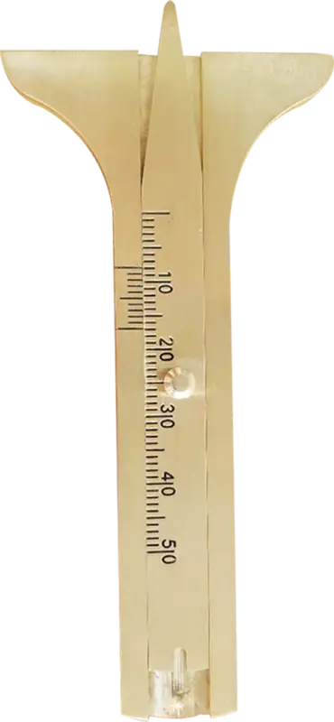 Kunzer Reifenprofiltiefenmesser, Messing 7RPM01 Echt