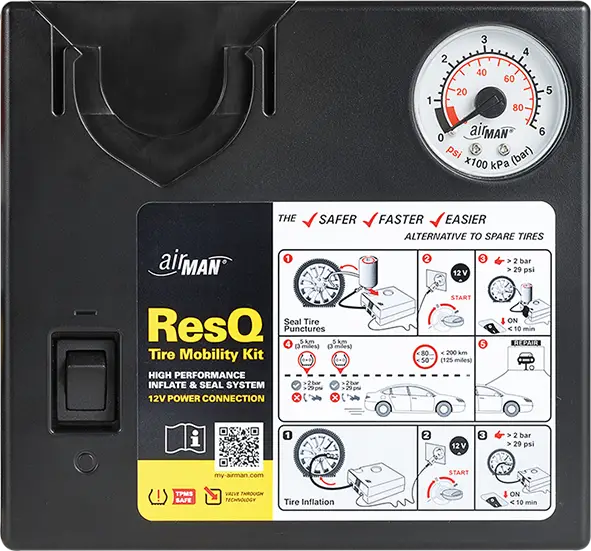 Kunzer ResQ Tire Inflator (Ersatz für 51-051-011) 51-051-001 Expressversand