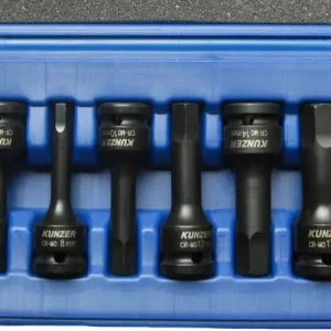 Must-Have Kunzer Schlagschraubereinsätze 1/2", 8-tlg. Innensechkant 7SSH08