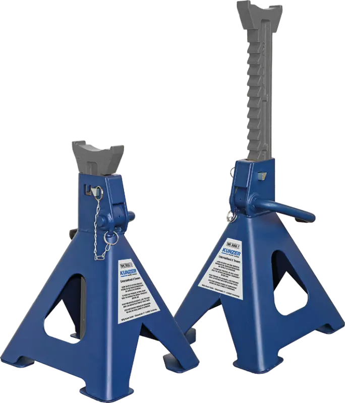 Heißes Angebot Kunzer Unterstellbock 6,0 t (Paar) mit Sicherungsbolzen WK3006.1