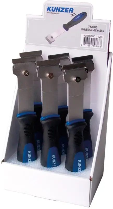 Kunzer Universal-Schaber (6 Stk. im Display) 7SC06 Online Kaufen