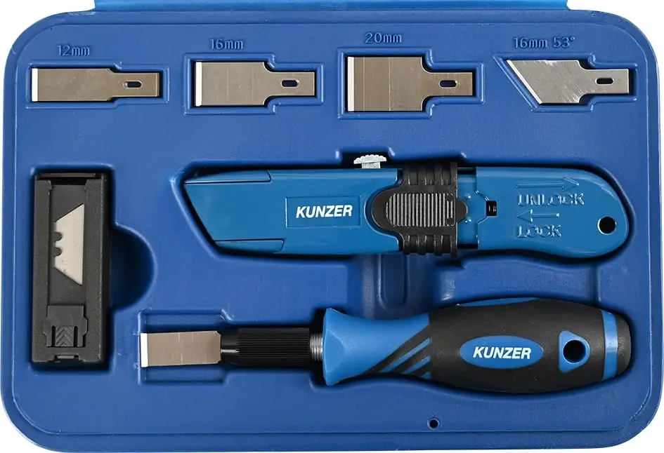 Kunzer Messer- und Schabersatz, 27-tlg. 7MS27 Rabatt