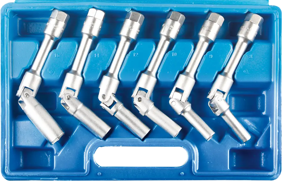 Kunzer Glühkerzensteckschlüsselsatz mit Gelenk 6-teilig 7GKS06 Wochenendangebot