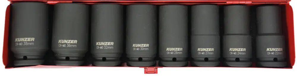 Sale Kunzer Schlagschraubereinsätze 3/4", 8-tlg. 7SSE348