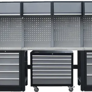 Neue Kollektion Kunzer Werkstattmodul 4 mit Edelstahlarbeitsplatte WESS4