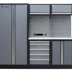 Kunzer Werkstattmodul 1 mit Edelstahlarbeitsplatte WESS1 Letzte Chance