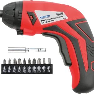 Top-Angebot Kunzer Akku-Kompaktschraubendreher 1/4" - 3,6V/2000 mAh, 3Nm 7AKS01
