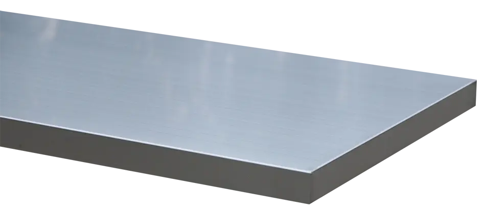 Kunzer Edelstahlplatte 680 x 463 x 38 mm WES26S Echt