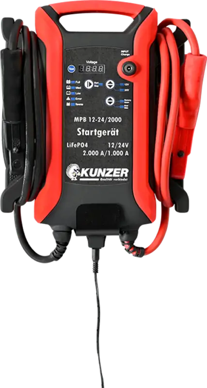Kunzer Profi Startgerät LifePo4 12V-10000/2000A/24V-5000/1000A MPB12-24/2000 Solange Der Vorrat Reicht