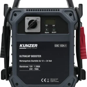 Meistverkauft Kunzer Wartungsfreie Starthilfe 12 + 24 V mit Ultrakondensatortechnik CSC1224.1