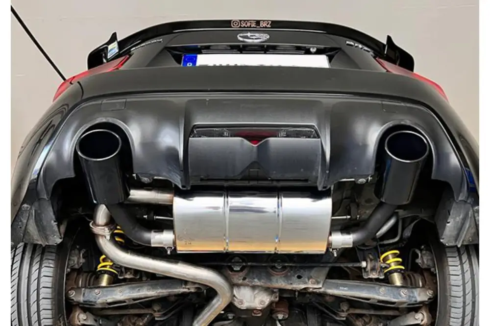 Nur Heute Fox Duplex Auspuff Sportauspuff Komplettanlage für Subaru BRZ Toyota GT86 2.0l
