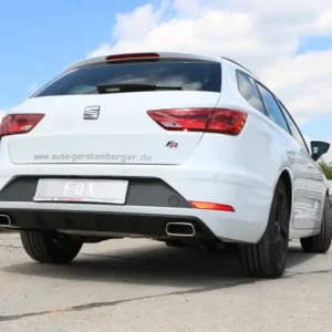 Fox Duplex Auspuff Sportauspuff Komplettanlage für Seat Leon 5F ST Starre Achse Neu Im Sortiment