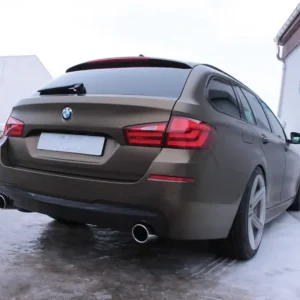 Fox Duplex Auspuff Sportauspuff Endschalldämpfer für BMW F11 535d 3.0l D Super-Preis