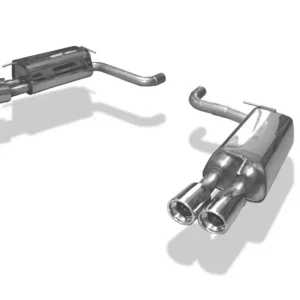 Fox Duplex Auspuff Sportauspuff Endschalldämpfer für Jaguar XF CC9 3.0l 4.2l Expressversand