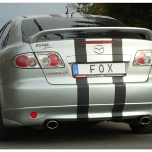 Fox Duplex Auspuff Sportauspuff Endschalldämpfer für Mazda 6 GG/GY kein facelift Mega-Angebot