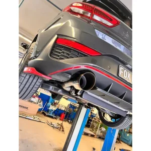 Fox Duplex Endrohrpaar für Hyundai i30N Facelift auf original Endschalldämpfer Echt