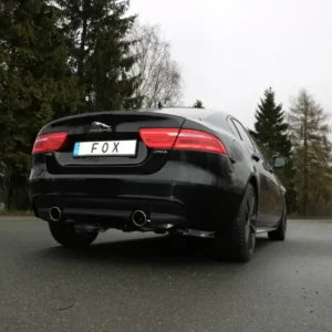 Fox Duplex Auspuff Sportauspuff Endschalldämpfer für Jaguar XE 2,0l 184kW Sonderangebot