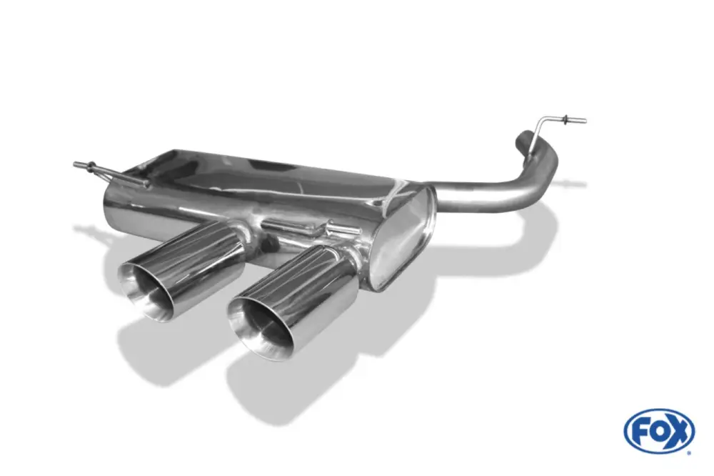 Top-Seller Fox Auspuff Sportauspuff Endschalldämpfer für VW Golf V R32 3,2l 184kW
