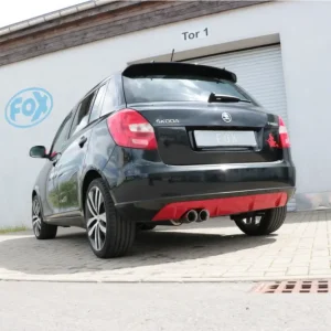 Begrenztes Angebot Fox Auspuff Sportauspuff Komplettanlage für Skoda Fabia Limo