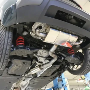 Sofort Bestellen Fox Duplex Auspuff Sportauspuff Endschalldämpfer für Seat Ateca 5FP 4x4 Facelift