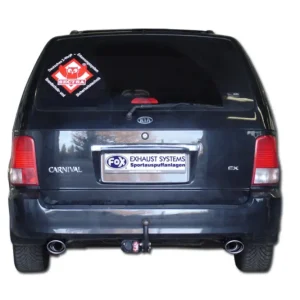 Ausverkauf Fox Duplex Endrohrpaar für Kia Carnival II Endrohrgeweih rechts/links 115x85