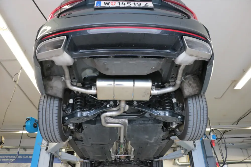 Fox Duplex Auspuff Sportauspuff Komplettanlage für Skoda Octavia NX RS iV 1.4l Echt