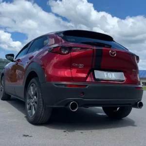 Rabatt Fox Duplex Auspuff Sportauspuff Endschalldämpfer für Mazda CX30 X180 AT AWD 2.0l