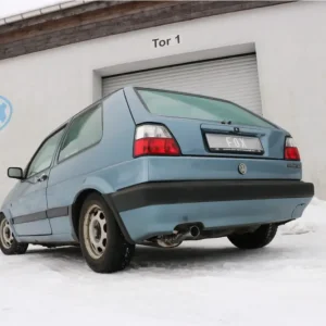 Fox Auspuff Sportauspuff Endschalldämpfer für VW Golf II 19E 1,0l 1,3l 1,6l 1,8l Echt