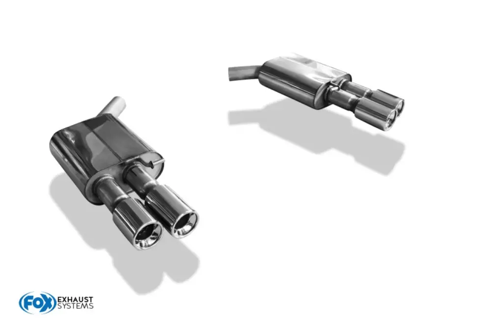 Bestseller Fox Duplex Auspuff Sportauspuff Endschalldämpfer für Audi A6 4G 2,0l TFSI +2.8l