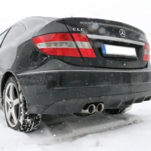 Fox Auspuff Sportauspuff Endschalldämpfer für Mercedes C-Klasse Sportcoupe CLC Markenware