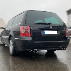 Meistverkauft Fox Duplex Auspuff Sportauspuff Endschalldämpfer für VW Passat 3B 3BG 4-Motion