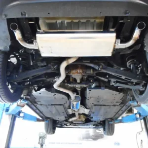 Zertifiziert Fox Duplex Auspuff Sportauspuff Komplettanlage für Subaru Impreza GT7 AWD 2.0l