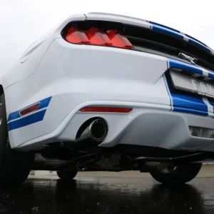 Fox Duplex Auspuff Sportauspuff Endschalldämpfer für Ford Mustang Coupe Cabrio Abverkauf