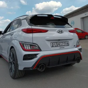 Günstig Fox Duplex Auspuff Sportauspuff Komplettanlage für Hyundai Kona N 2,0l 206kW