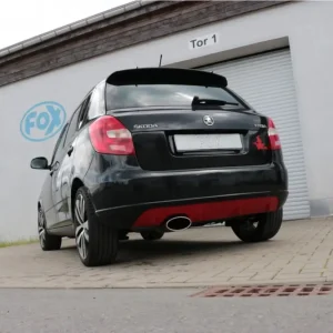 Fox Auspuff Sportauspuff Endschalldämpfer für Skoda Fabia Limo Neu Im Sortiment