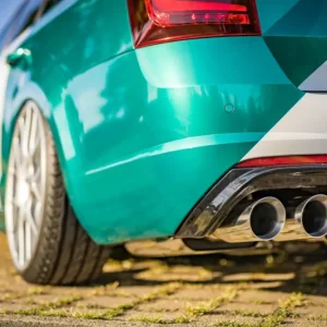 Fox Duplex Auspuff Sportauspuff Komplettanlage für Skoda Octavia 5E RS TDI 2,0l Bestpreis