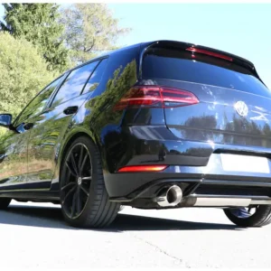 Nur Heute Fox Duplex Auspuff Sportauspuff Endschalldämpfer für VW Golf 7 2,0l GTI Face+TCR