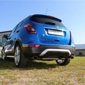 Kracherpreis Fox Duplex Auspuff Sportauspuff Endschalldämpfer für Opel Mokka 4x4 4x2 1,4l 103