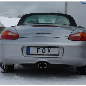 Solange Der Vorrat Reicht Fox Auspuff Sportauspuff Endschalldämpfer für Porsche Boxster 986 2,5l 150kW